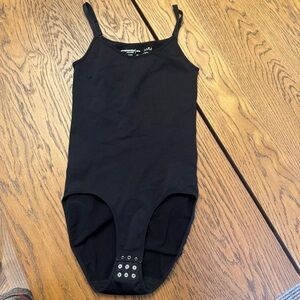 Shapermint Black Women's Bodysuit Shapewwsr tank with Snaps